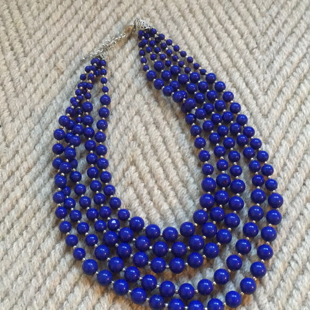 5 layer beaded necklace